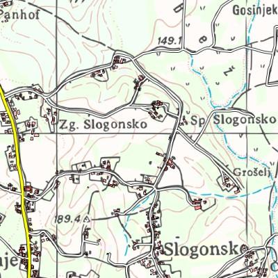 J3 ⦿ Croatia Border Point – The map includes a minor cross-border inset into Croatia Preview 1