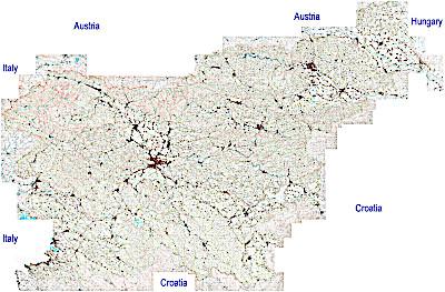Slovenia 1:25,000 ⦿ Topographic Maps ⦿ Full Coverage Preview 1