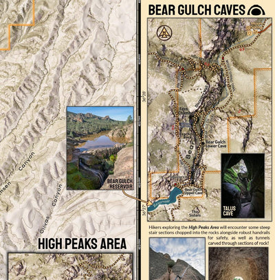 Pinnacles National Park Visitor Map Preview 2