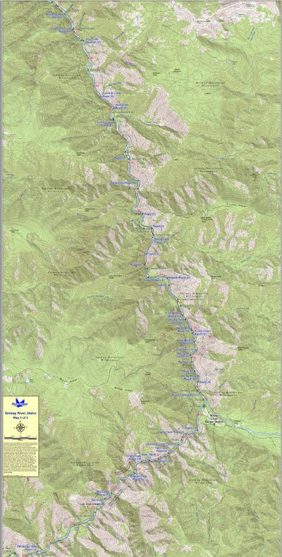RiverMaps - Selway River, Idaho (3 maps) Preview 1