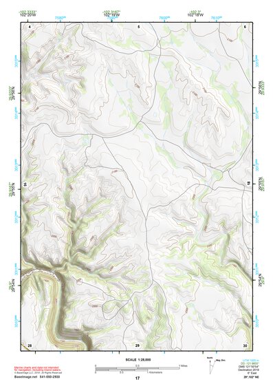 29102NE Page 17 Dove Mountain Topo Preview 1