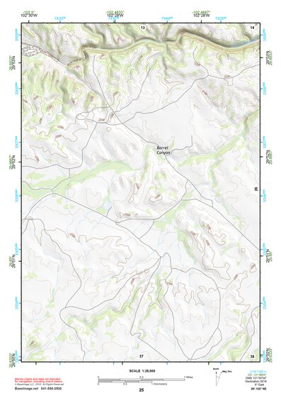 29102NE Page 25 Dove Mountain Topo Preview 1