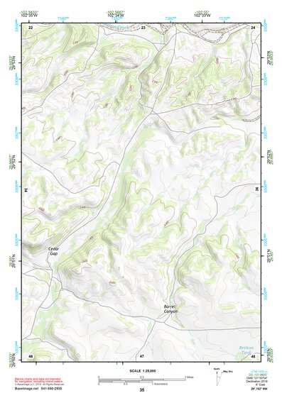 29102NW Page 35 Dove Mountain Topo Preview 1
