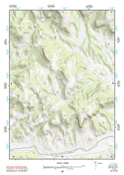 29102NW Page 89 Dove Mountain Topo Preview 1