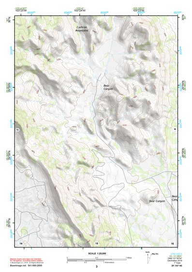29103NE Page 3 Santiago Mountains Topo Preview 1