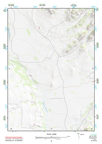 29103NE Page 5 Santiago Mountains Topo Preview 1