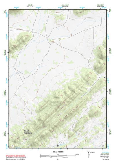 29103NE Page 8 Santiago Mountains Topo Preview 1