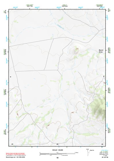 29103NE Page 10 Santiago Mountains Topo Preview 1