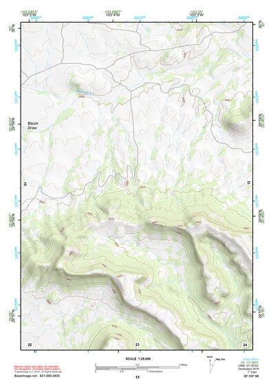 29103NE Page 11 Santiago Mountains Topo Preview 1
