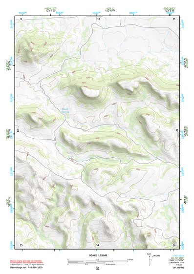 29103NE Page 22 Santiago Mountains Topo Preview 1