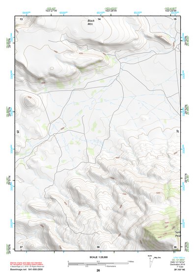 29103NE Page 26 Santiago Mountains Topo Preview 1