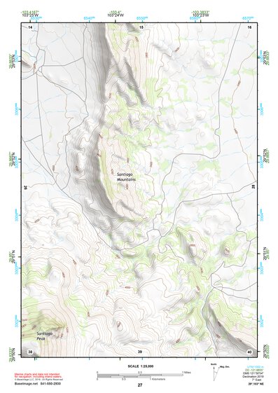29103NE Page 27 Santiago Mountains Topo Preview 1