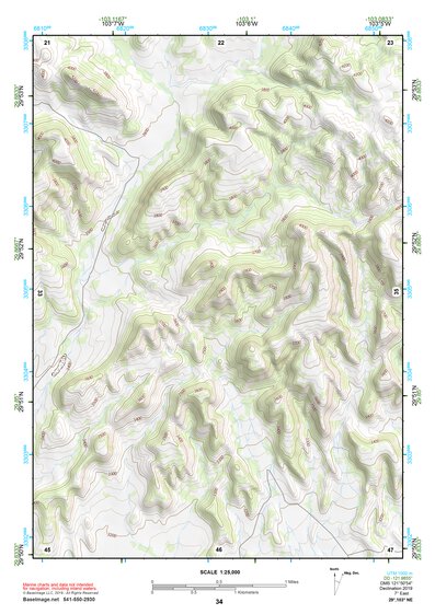 29103NE Page 34 Santiago Mountains Topo Preview 1