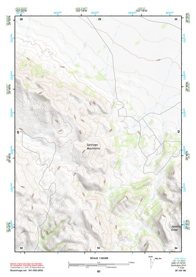 29103NE Page 41 Santiago Mountains Topo Preview 1