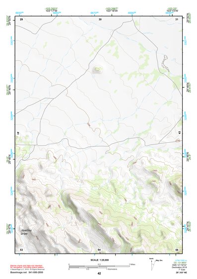 29103NE Page 42 Santiago Mountains Topo Preview 1
