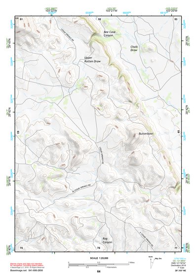 29103NE Page 64 Santiago Mountains Topo Preview 1
