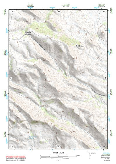 29103NE Page 74 Santiago Mountains Topo Preview 1