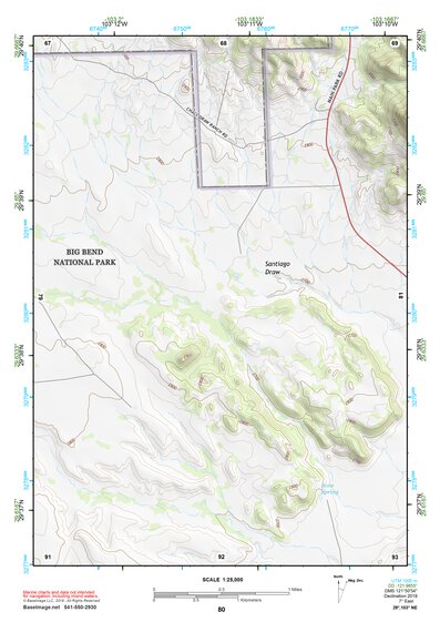 29103NE Page 80 Santiago Mountains Topo Preview 1