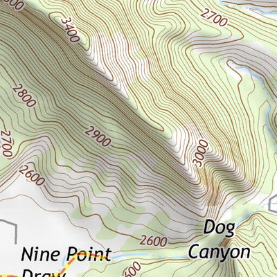 29103NE Page 82 Santiago Mountains Topo Preview 3