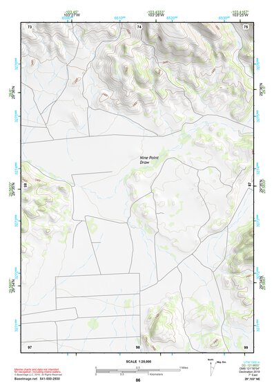 29103NE Page 86 Santiago Mountains Topo Preview 1