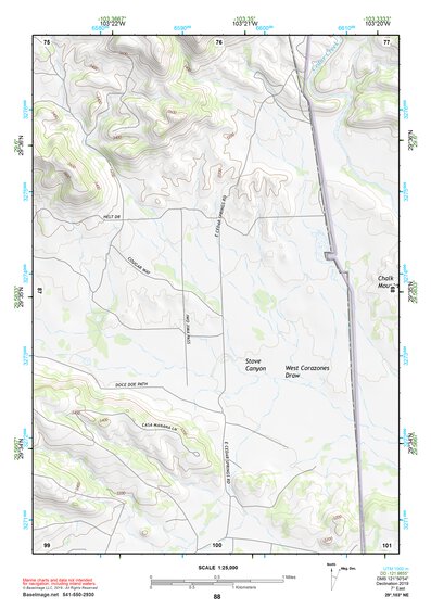 29103NE Page 88 Santiago Mountains Topo Preview 1