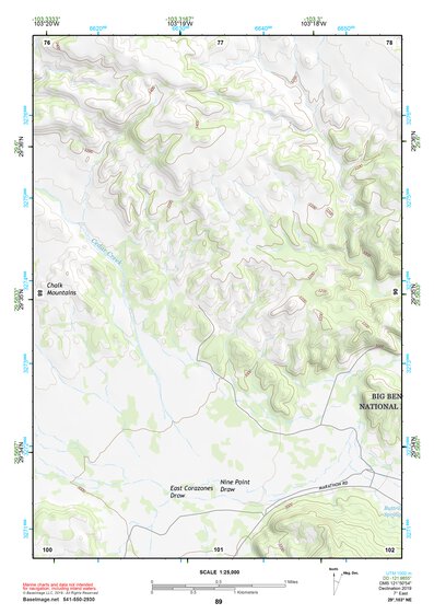29103NE Page 89 Santiago Mountains Topo Preview 1