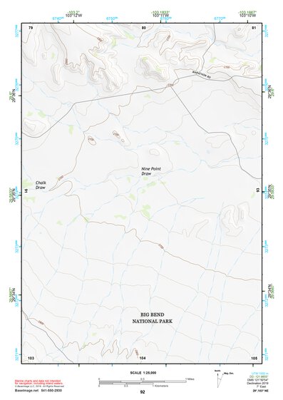 29103NE Page 92 Santiago Mountains Topo Preview 1