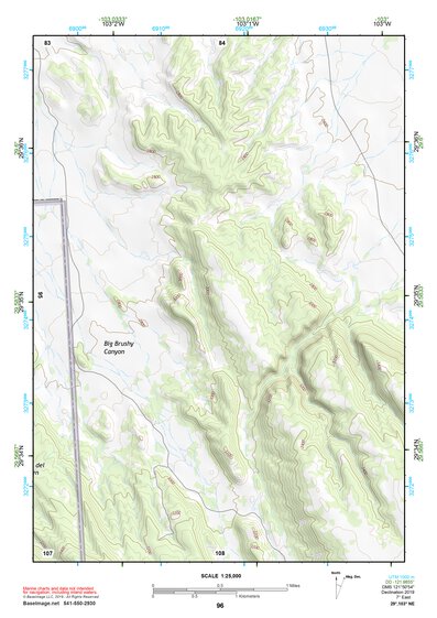 29103NE Page 96 Santiago Mountains Topo Preview 1