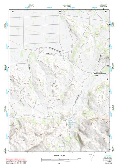 29103NE Page 98 Santiago Mountains Topo Preview 1