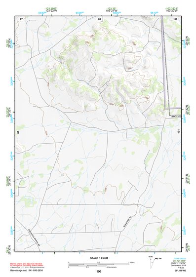 29103NE Page 100 Santiago Mountains Topo Preview 1