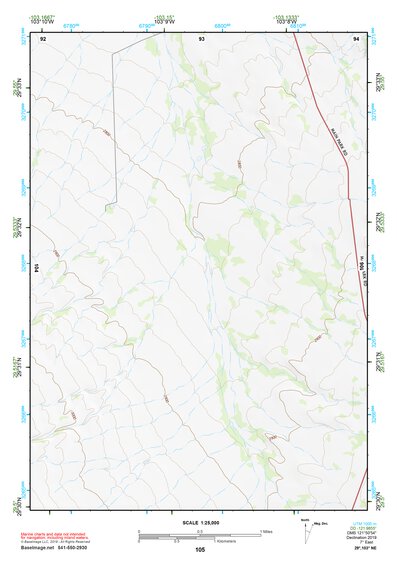 29103NE Page 105 Santiago Mountains Topo Preview 1