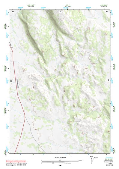 29103NE Page 106 Santiago Mountains Topo Preview 1