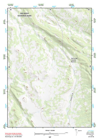 29103NE Page 107 Santiago Mountains Topo Preview 1