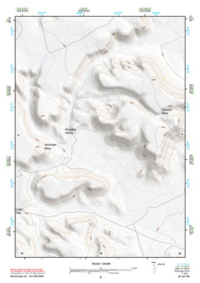 29103NW Page 3 Santiago Mountains Topo Preview 1