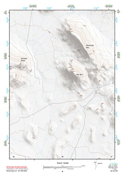 29103NW Page 4 Santiago Mountains Topo Preview 1