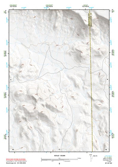 29103NW Page 5 Santiago Mountains Topo Preview 1