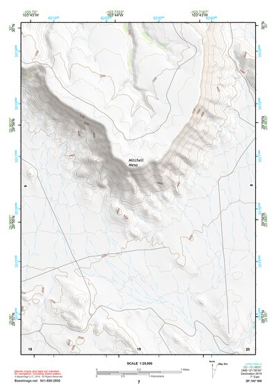 29103NW Page 7 Santiago Mountains Topo Preview 1