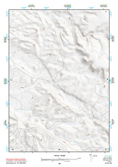 29103NW Page 14 Santiago Mountains Topo Preview 1