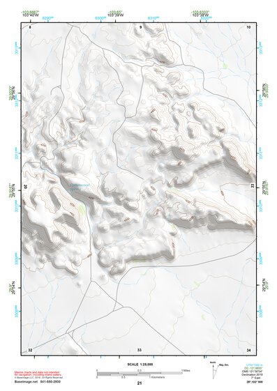 29103NW Page 21 Santiago Mountains Topo Preview 1