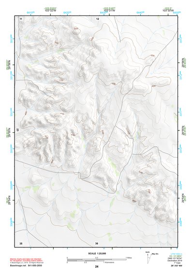 29103NW Page 24 Santiago Mountains Topo Preview 1