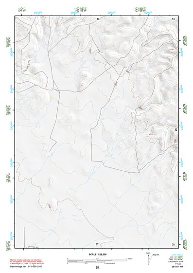 29103NW Page 25 Santiago Mountains Topo Preview 1