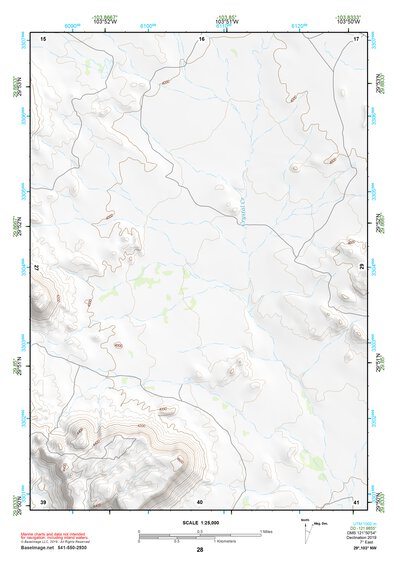 29103NW Page 28 Santiago Mountains Topo Preview 1