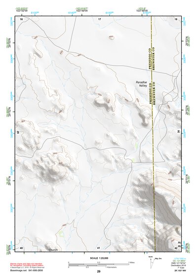 29103NW Page 29 Santiago Mountains Topo Preview 1