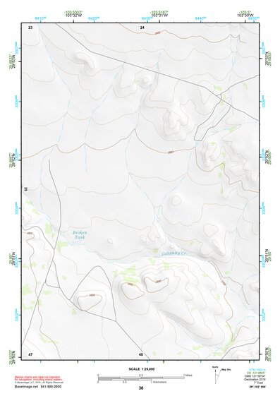 29103NW Page 36 Santiago Mountains Topo Preview 1