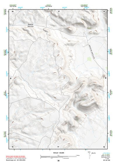 29103NW Page 39 Santiago Mountains Topo Preview 1