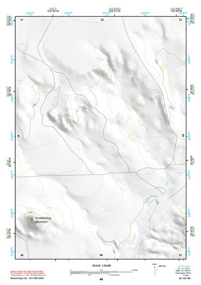 29103NW Page 44 Santiago Mountains Topo Preview 1