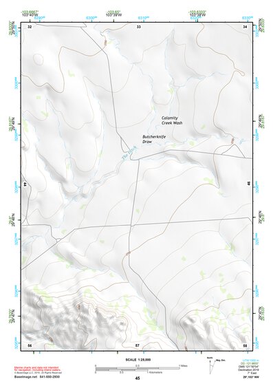 29103NW Page 45 Santiago Mountains Topo Preview 1