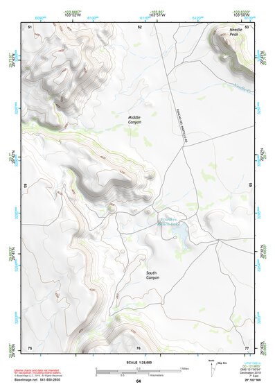 29103NW Page 64 Santiago Mountains Topo Preview 1
