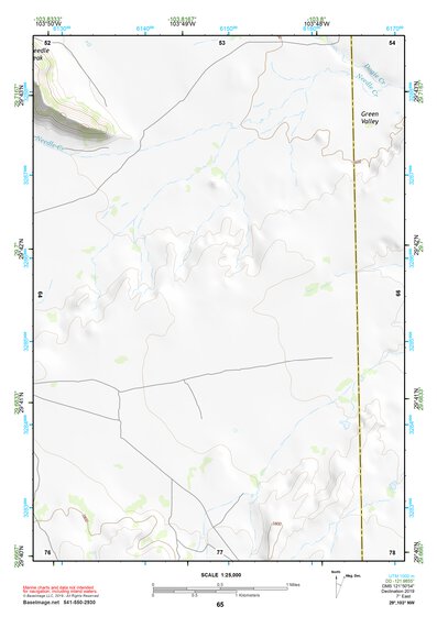 29103NW Page 65 Santiago Mountains Topo Preview 1