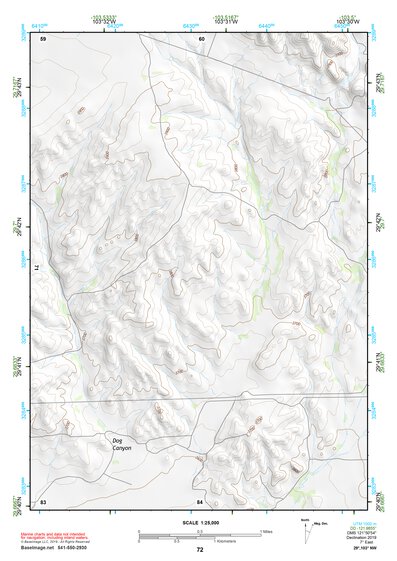 29103NW Page 72 Santiago Mountains Topo Preview 1